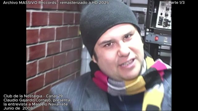 Marcelo Navarrete invitado al Club de la Nostalgia @2008 Parte 1/3